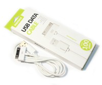 Кабель USB - iPhone 4, Remax 'Classic Fast Charging', White, 1 м