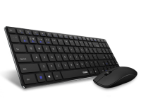 Комплект беспроводной Rapoo 9300M Black, Optical, клавиатура+мышь