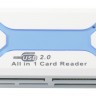 Card Reader внешний AtCom TD2070 ALL IN 1 MS microSD SDHC T-Flash (10770)