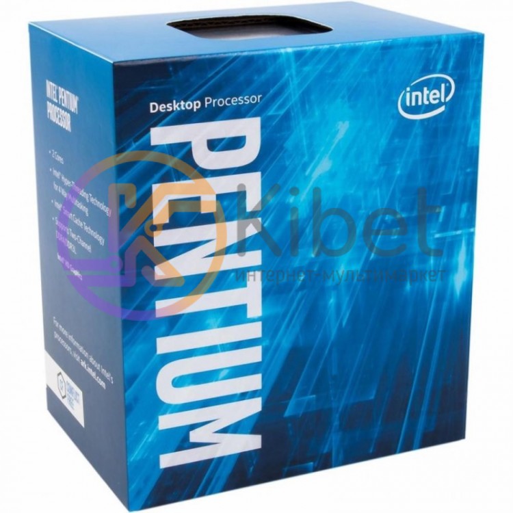 Процессор Intel Pentium (LGA1151) G4620, Box, 2x3,7 GHz, HD Graphic 630 (1100 MH
