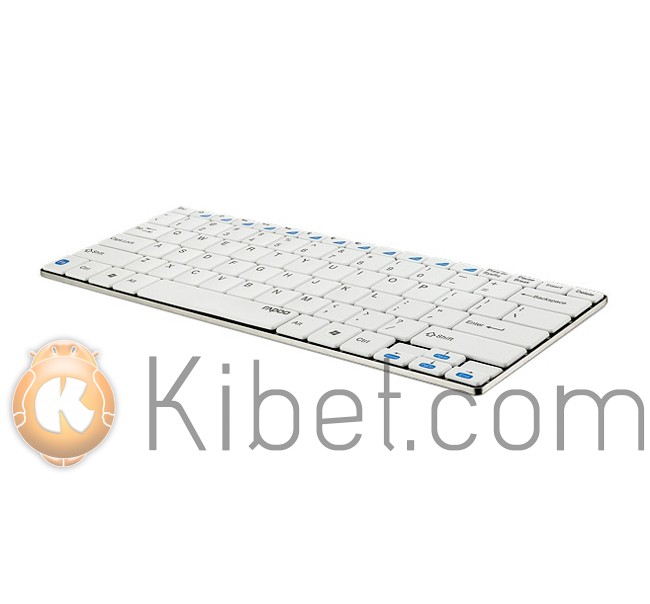 Клавиатура Rapoo E6100 Bluetooth Ultra-slim Keyboard white