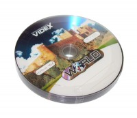 Диск DVD+R 10 Videx 'World Замок', 4.7Gb, 16x, Bulk Box