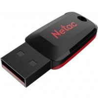 USB Флеш накопитель 64Gb Netac U197, Black Red (NT03U197N-064G-20BK)