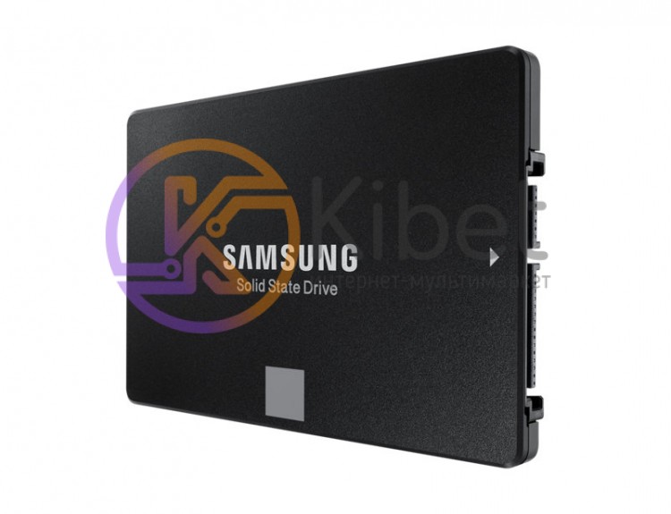 Твердотельный накопитель 250Gb, Samsung 860 Evo, SATA3, 2.5', MLC 3-bit, 550 520