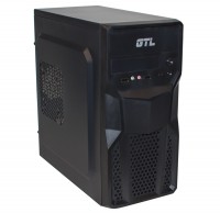 Корпус GTL 1602 Black, 400W, 120mm, Micro ATX Mini ITX, 2 x 3.5 mm, USB2.0 x 2