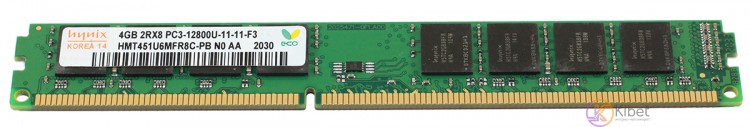 Модуль памяти 4Gb DDR3, 1600 MHz, Hynix, CL11, 1.5V (HMT451U6MFR8C-PB)