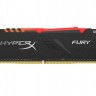 Модуль памяти 8Gb DDR4, 3200 MHz, Kingston HyperX Fury RGB, Black, 16-18-18, 1.3