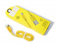 Кабель USB - microUSB, Hoco X5 Bamboo, 1 м, Yellow