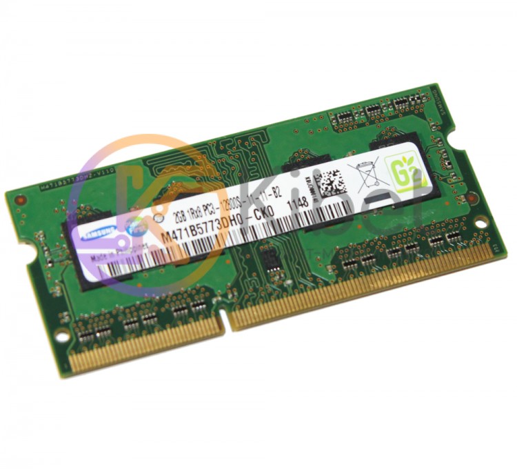 Модуль памяти SO-DIMM 2Gb, DDR3, 1600 MHz (PC3-12800), Samsung, 1.5V (M471B5773D