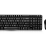 Комплект беспроводной Rapoo X1800S Black, Optical, клавиатура+мышь