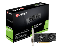 Видеокарта GeForce GTX 1650, MSI, OC, 4Gb DDR5, 128-bit, DVI HDMI, 1695 8000 MHz