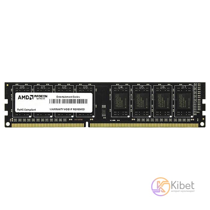 Модуль памяти 4Gb DDR3, 1333 MHz, AMD, 9-9-9-24, 1.5V (R334G1339U1S-U)
