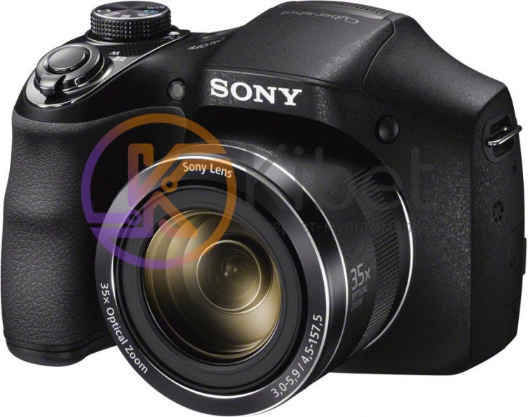Фотоаппарат Sony Cyber-Shot DSC-H300 Black, матрица 20.1 Мп, поддержка карт памя