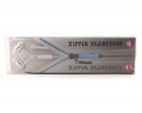 Наушники Zipper White, Mini jack (3.5 мм), вакуумные, микрофон на проводе, кабел