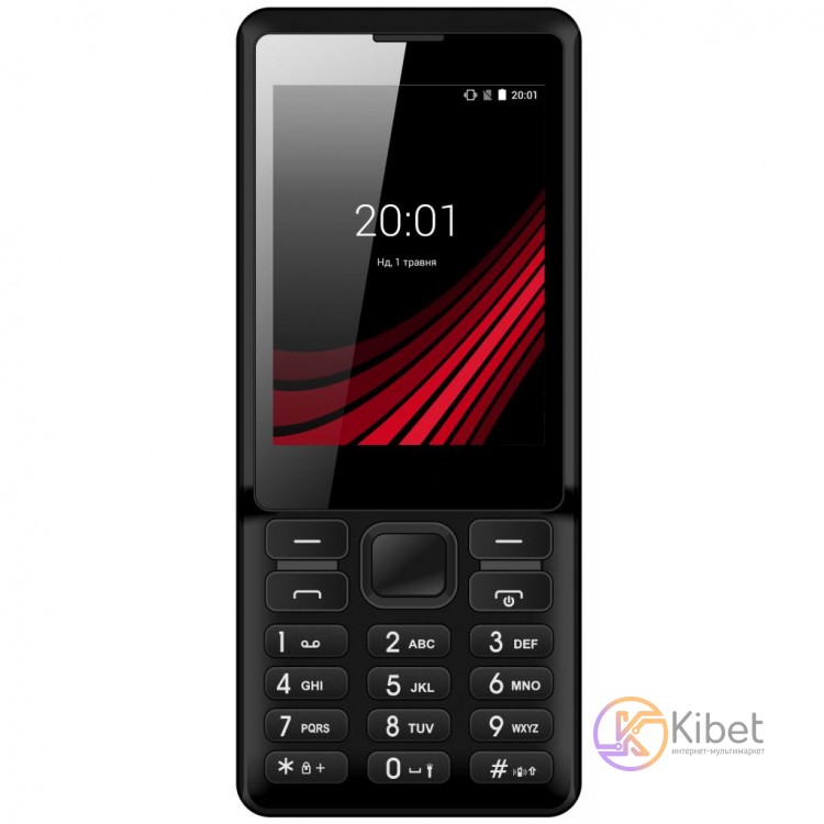 Мобильный телефон Ergo F283 Shot Dual Sim Black, 2 Sim, 2.8' TFT 240*320, MicroS