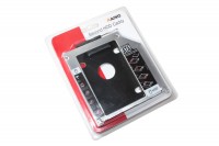 Шасси для ноутбука Maiwo, Black, 9.5 мм (для отсека Apple Macbook), для SATA 2.5