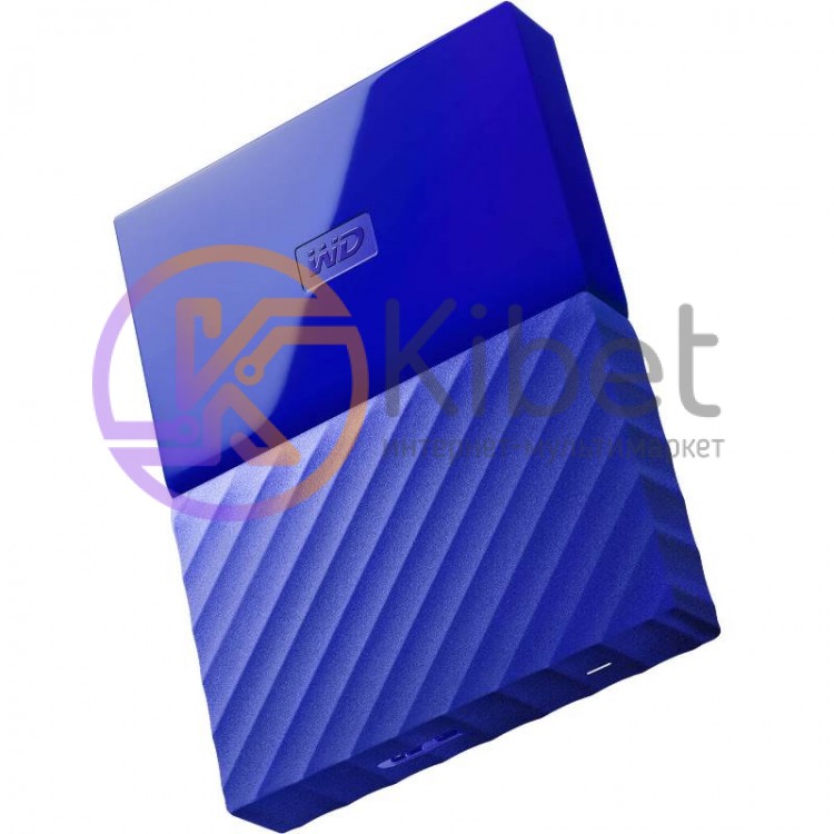 Внешний жесткий диск 2Tb Western Digital My Passport, Blue, 2.5', USB 3.0 (WDBYF