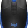 Мышь Logitech M190, Blue Black, USB, беспроводная, оптическая, 1000 dpi, 3 кнопк