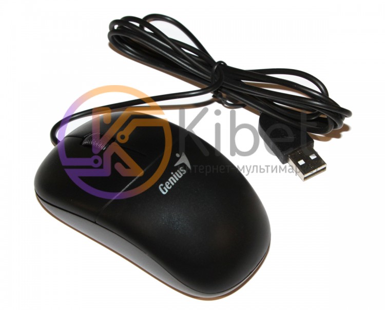 Мышь Genius DX-135 Black, Optical, USB, 1000 dpi
