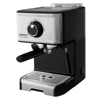 Кофеварка Scarlett SC-CM33014 Black, 1200W, резервуар 1.2л, подогрев кофе, капуч