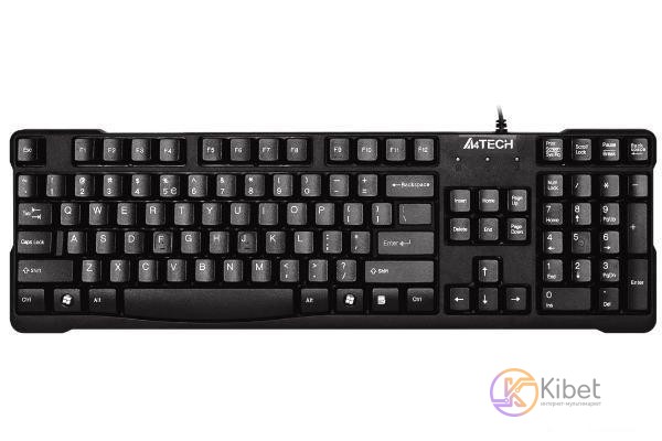 Клавиатура A4Tech KR-750 Black, USB, стандартная