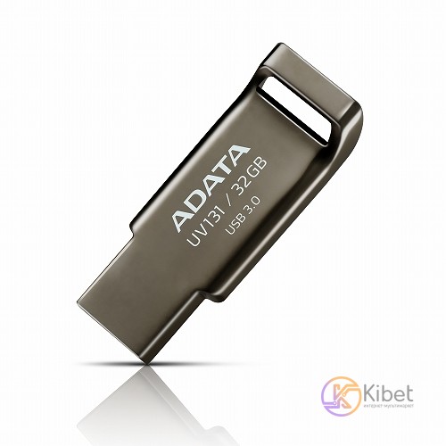 USB 3.0 Флеш накопитель 32Gb A-Data UV131 Grey AUV131-32G-RGY