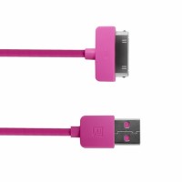 Кабель USB - iPhone 4, Remax 'Safe Charge Speed Data', Pink, 1 м (RC-006i4)