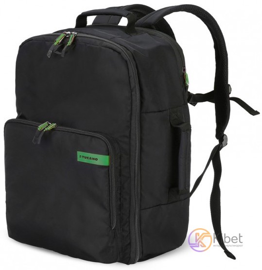Рюкзак для ноутбука 17' Tucano Sport Mister, Black, нейлон, 28.5 л, 32.5 х 48 х