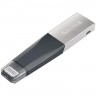 USB 3.0 Lightning Флеш накопитель 32Gb, SanDisk iXpand Mini, Silver Gray (SDIX