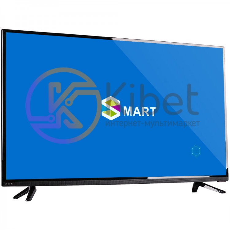 Телевизор 43' Bravis LED-43E6000, LED 1920x1080 60Hz, Smart TV, DVB-T2, HDMI, US