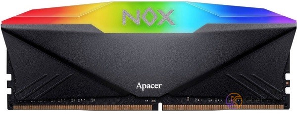 Модуль памяти 8Gb DDR4, 2666 MHz, Apacer Nox RGB, Black, 16-18-18-36, 1.2V, с ра