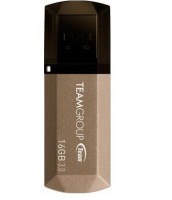 USB 3.0 Флеш накопитель 16Gb Team C155 Golden TC155316GD01