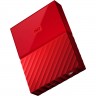 Внешний жесткий диск 2Tb Western Digital My Passport, Red, 2.5', USB 3.0 (WDBYFT