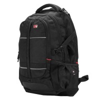 Рюкзак для ноутбука 16' Continent BP-302BK, Black, нейлон полиэстер, 38,8 x 26 x