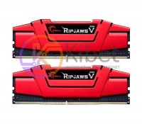 Модуль памяти 8Gb x 2 (16Gb Kit) DDR4, 3000 MHz, G.Skill Ripjaws V, Red
