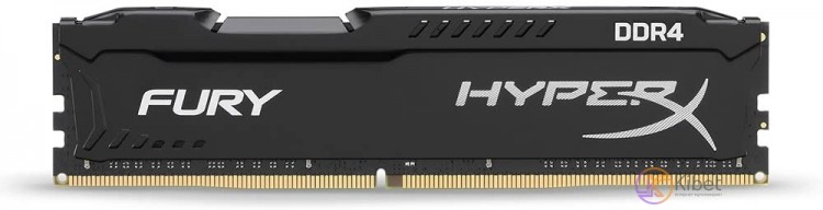 Модуль памяти 16Gb DDR4, 2400 MHz, Kingston HyperX Fury, Black, 15-15-15, 1.2V,