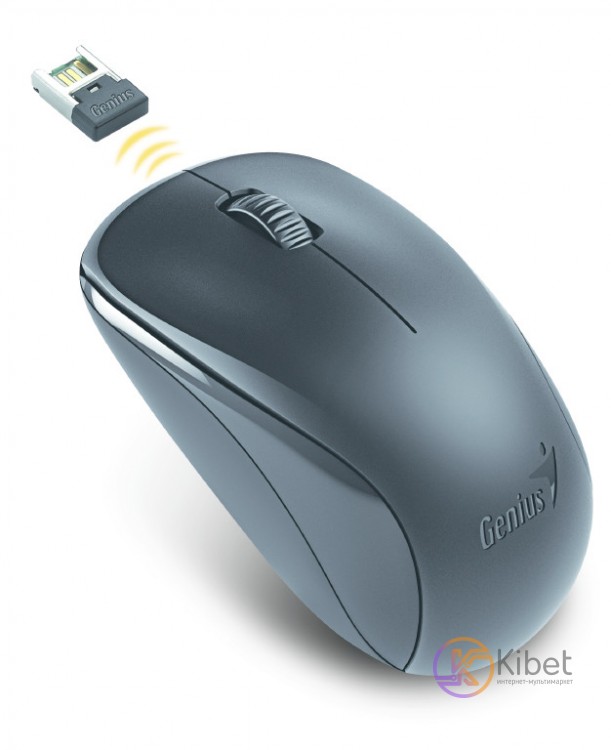 Мышь беспроводная Genius NX-7000, Black, USB 2.4 GHz, оптическая (сенсор BlueEye