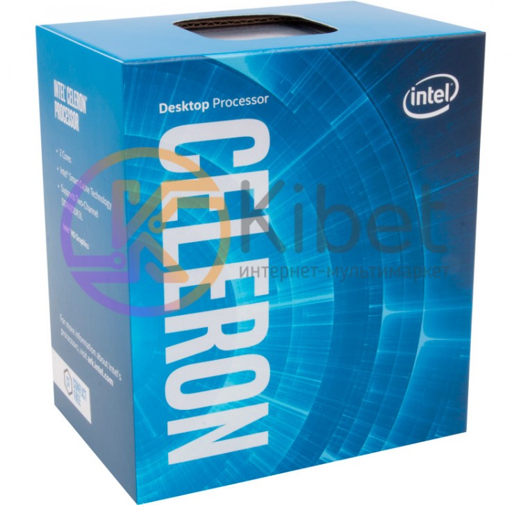 Процессор Intel Celeron (LGA1151) G3900, Box, 2x2,8 GHz, HD Graphic 510 (950 MHz