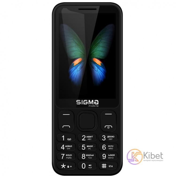 Мобильный телефон Sigma mobile X-style 351 Lider, Black, 2 Micro-SIM + Nano-SIM,