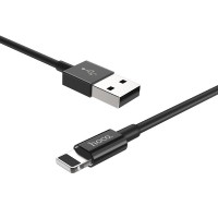 Кабель USB - Lightning, Hoco Skilled charged, 1 m, X23, Black (X23)