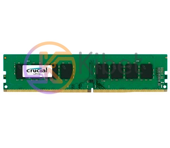 Модуль памяти 4Gb DDR4, 2666 MHz, Crucial, CL19, 1.2V (CT4G4DFS8266)
