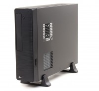 Корпус PrologiX M02 103B Black, 400W, 80mm, Slim, Micro ATX Mini ITX, 3.5mm х
