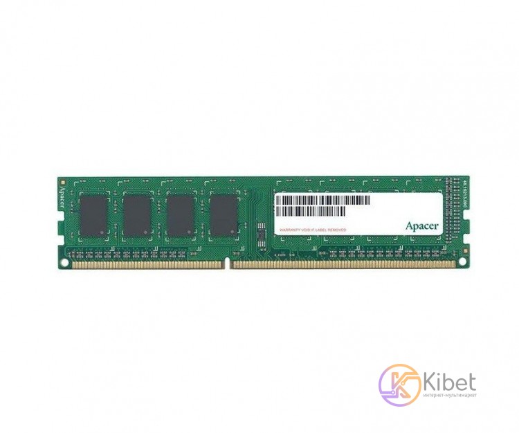 Модуль памяти 4Gb DDR3, 1600 MHz, Apacer, 11-11-11-28, 1.35V (DG.04G2K.KAM)