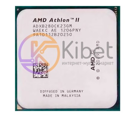 Процессор AMD (AM3) Athlon II X2 B28, Tray, 2x3,4 GHz, L2 2Mb, Regor, 45 nm, TDP