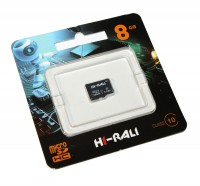 Карта памяти microSDHC, 8Gb, Class10 UHS-I, HI-RALI, без адаптера (HI-8GBSD10U1-