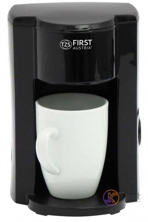 Кофеварка First FA-5453-3 Black, 350W, капельная, резервуар для воды 120мл, авто