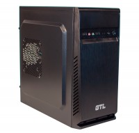 Корпус GTL 1607 Black, 400W, 120mm, Micro ATX Mini ITX, 2 x 3.5 mm, USB2.0 x 2