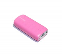 Универсальная мобильная батарея 5000 mAh, Remax 'Proda Lovely Series', Pink , 2x