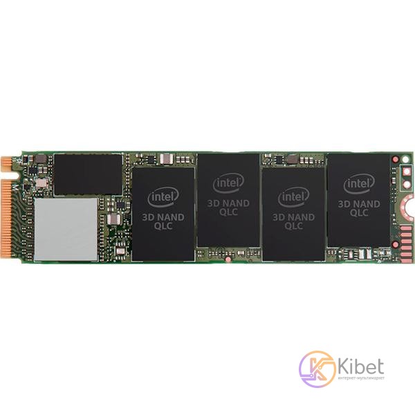 Твердотельный накопитель M.2 512Gb, Intel 660p, PCI-E 4x, 3D QLC, 1500 1000 MB s