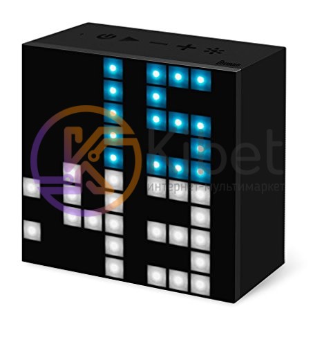 Bluetooth колонка Divoom AuraBox Black, 5W, аккумулятор, LED подсветка